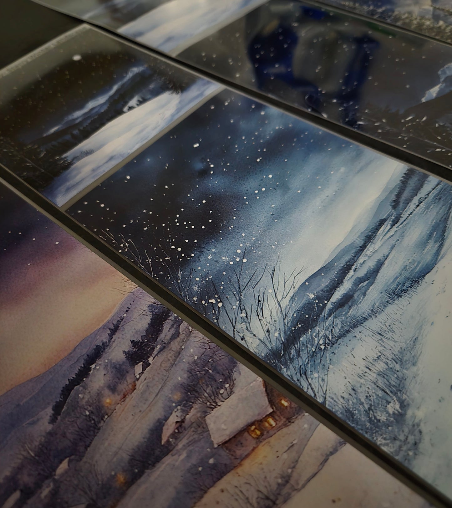 Giant Stary Winter Landscape 12cm