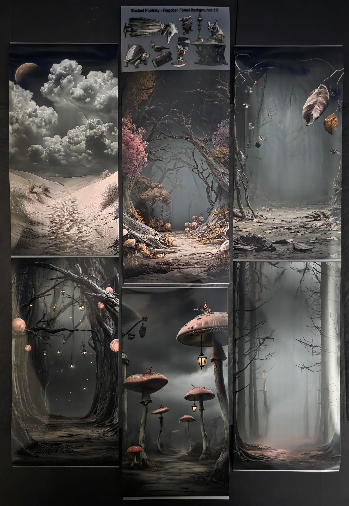 Giant Forgotten Forest Backgrounds 2.0 (12cm)