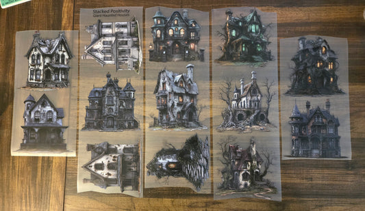 GIANT HAUNTED HOUSE - MAY LAUNCH 12 CM X 150CM