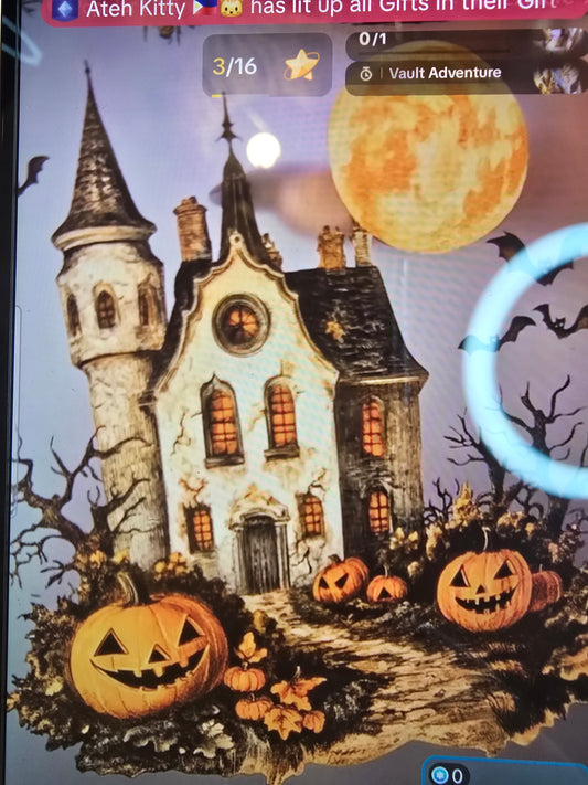 Giant vintage halloween tape 12cm x150cm