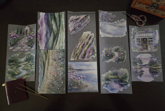 Giant purple beauty - 12cm x 150cm