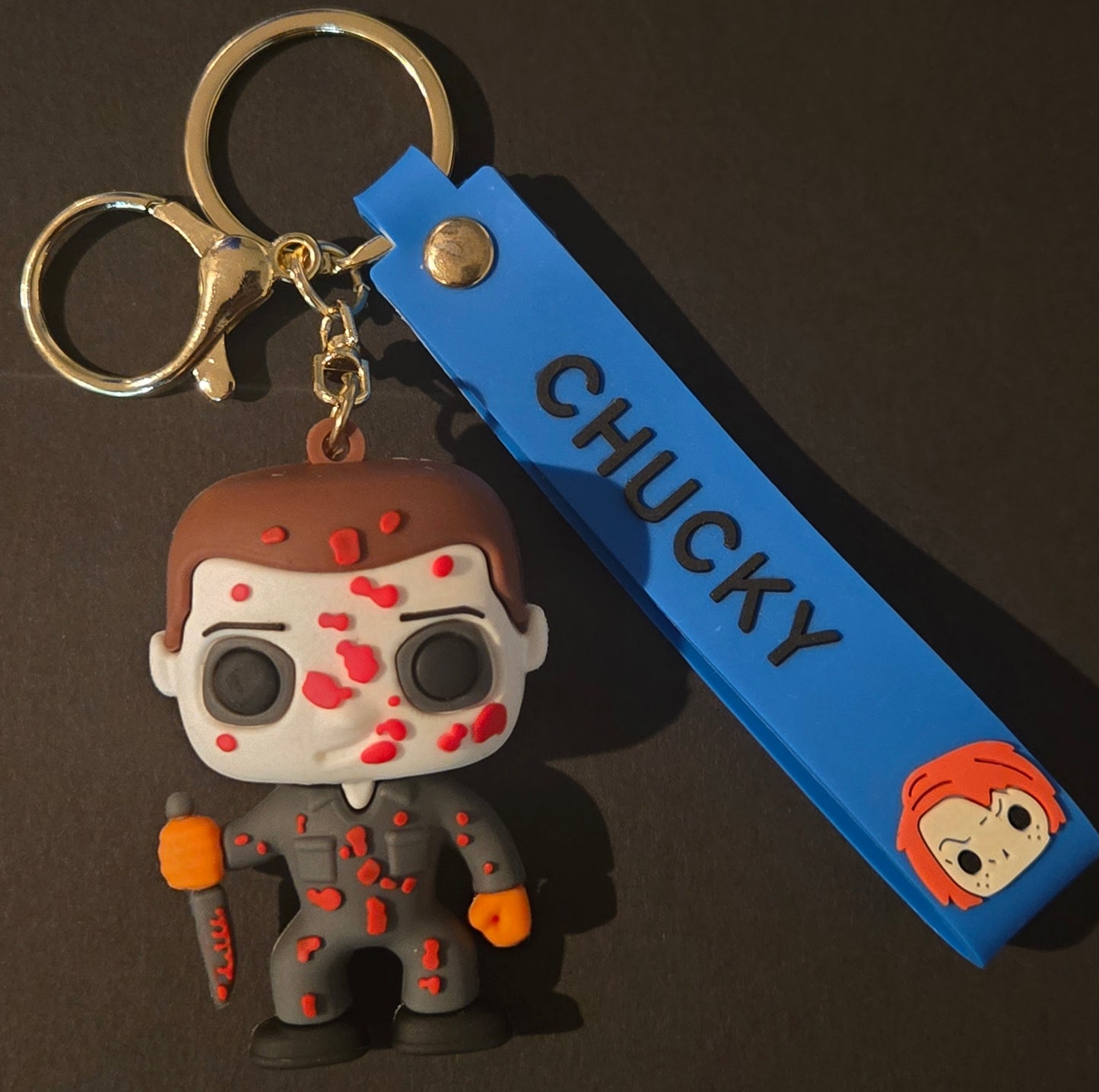 Chucky (Michael Myers) character key chain