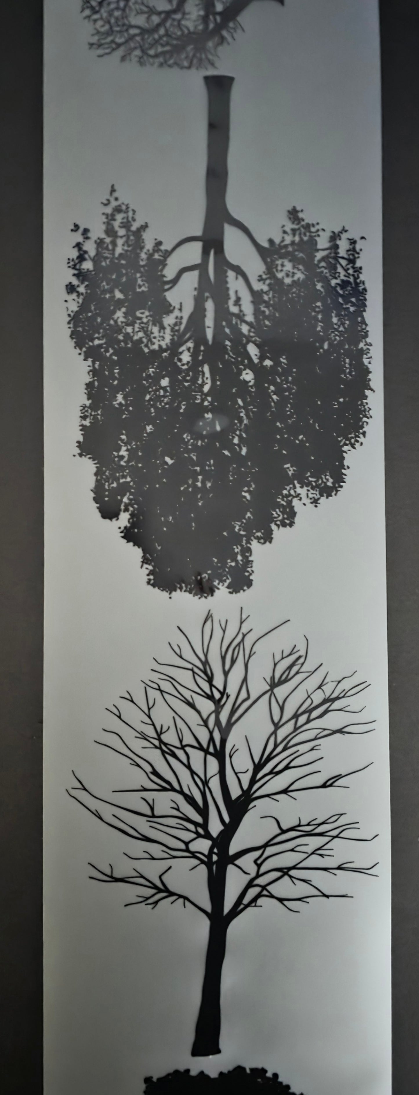 Giant Silhouette Trees 12cm