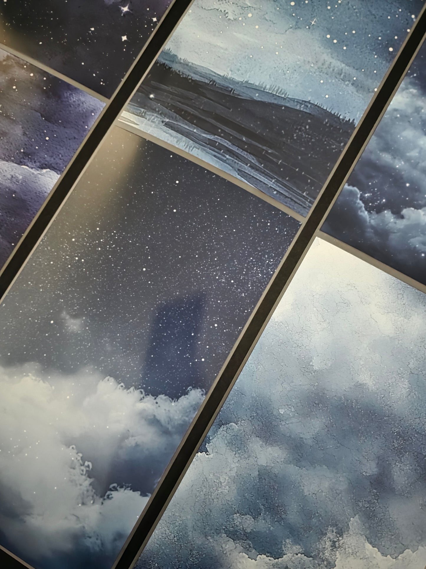 Cloudy Night Sky 🌙 12cm