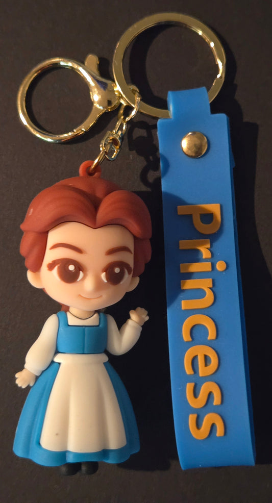 Princess (Blue) character key chain