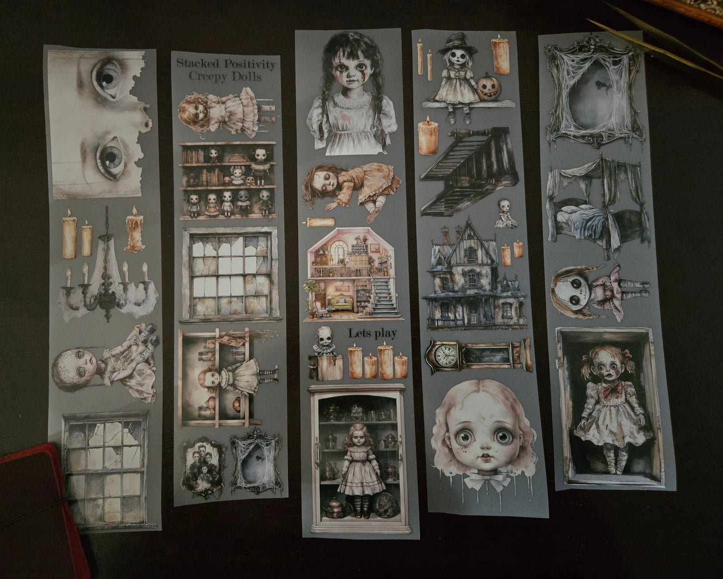 MARCH RELEASE - CREEPY DOLLS - 7CM X 150CM