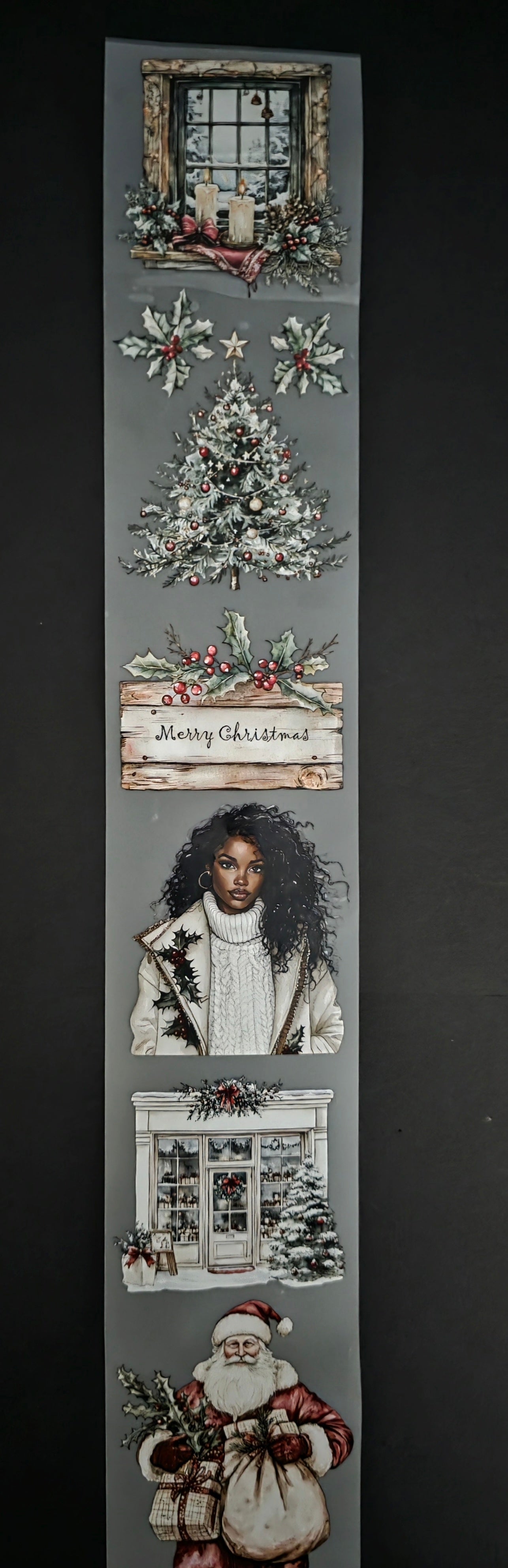 Holly Jolly Christmas 7cm