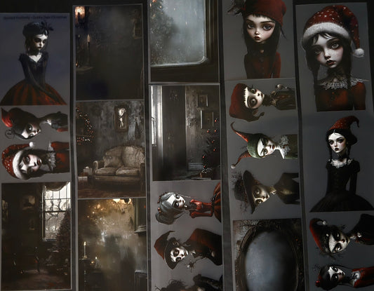 Quirky Dark Christmas 7cm