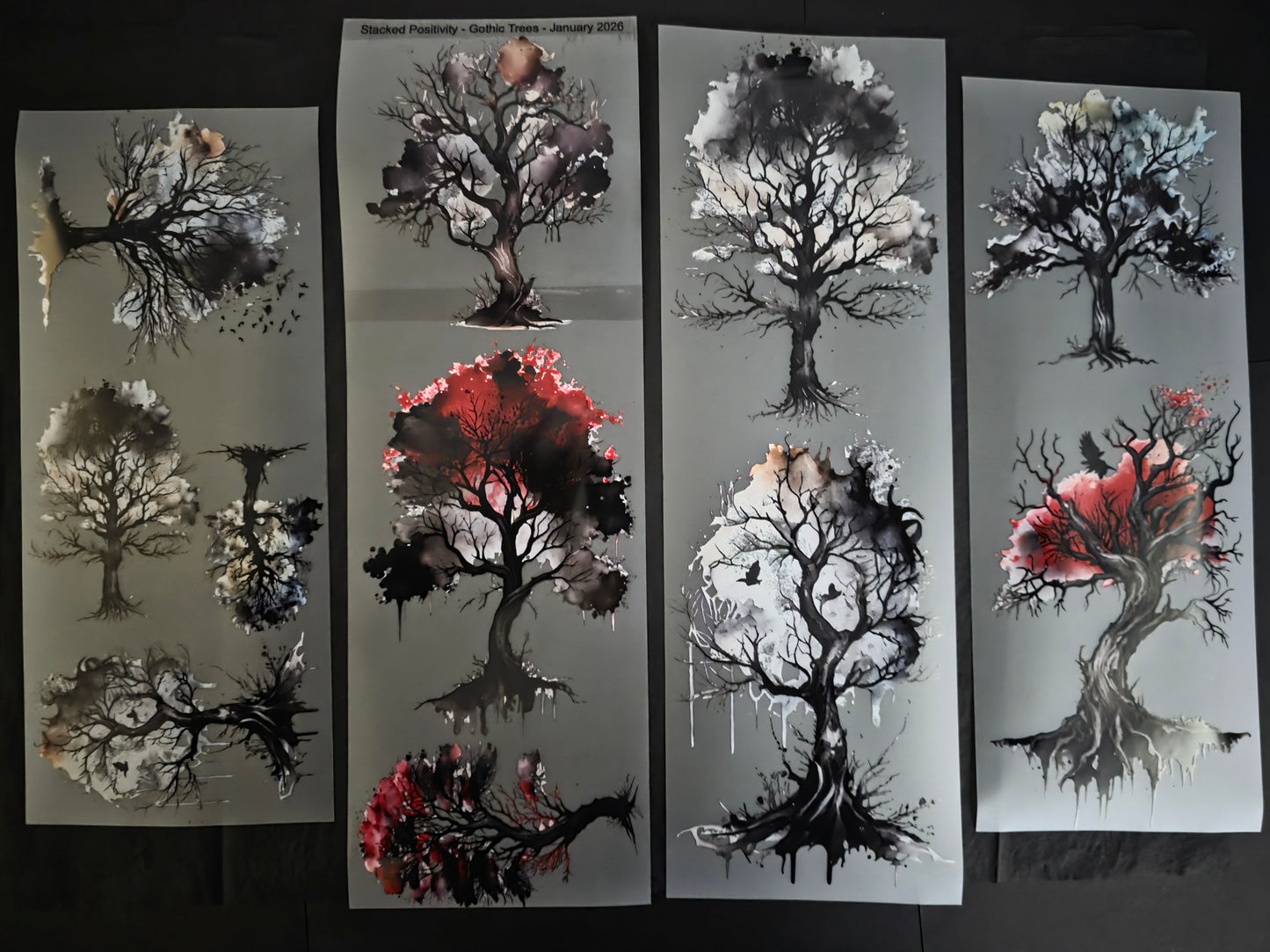 Giant Gothic Trees 12cm