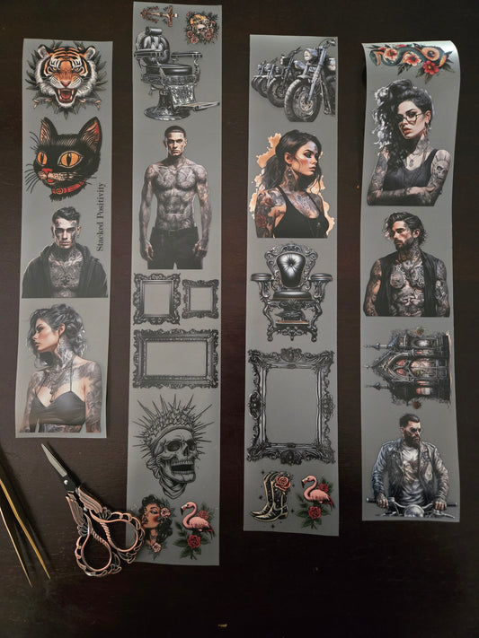 TATTOOS - 7CM X 150CM - JANUARYS LAUNCH - RESTOCK