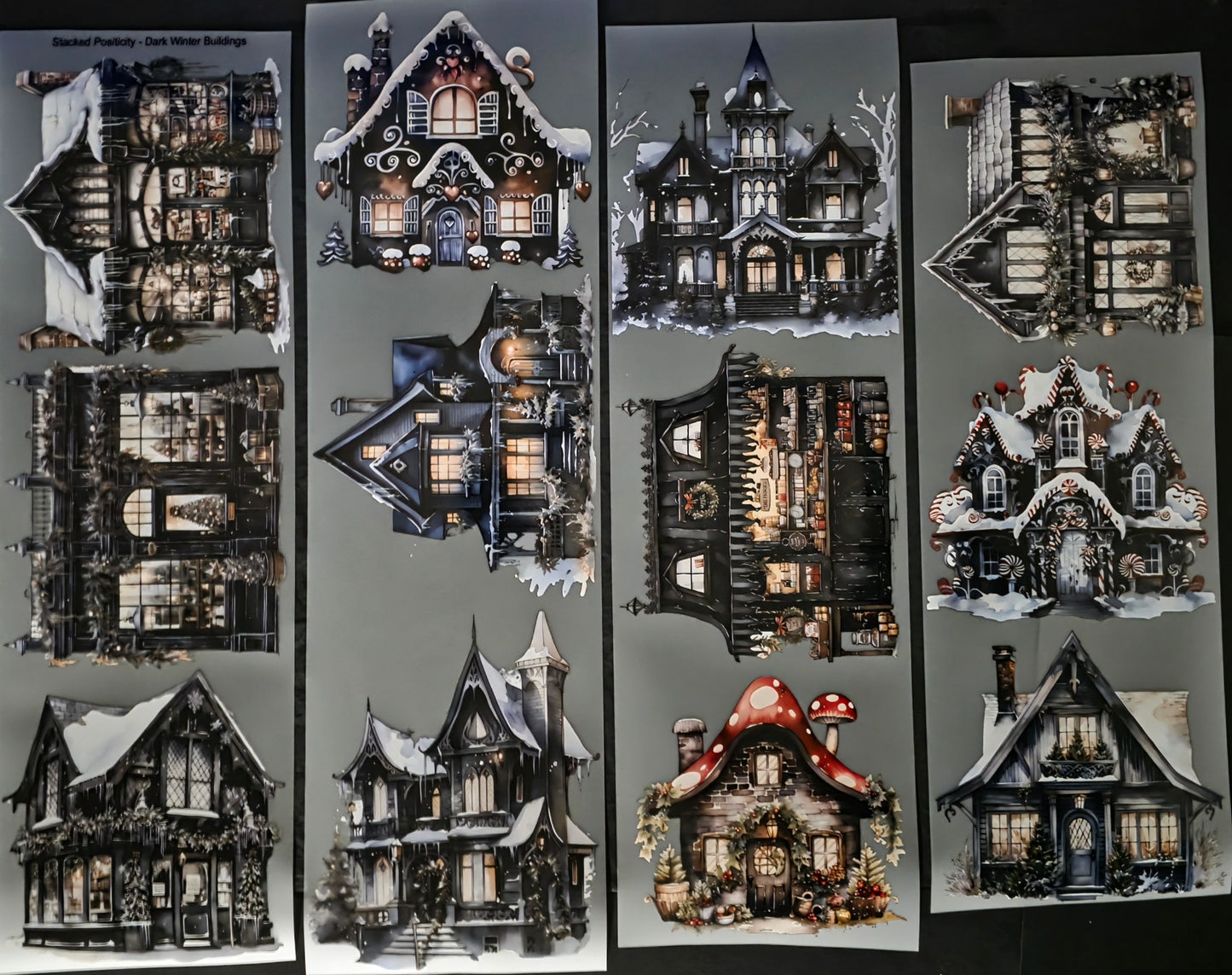 Giant Dark Winter Building 12mm