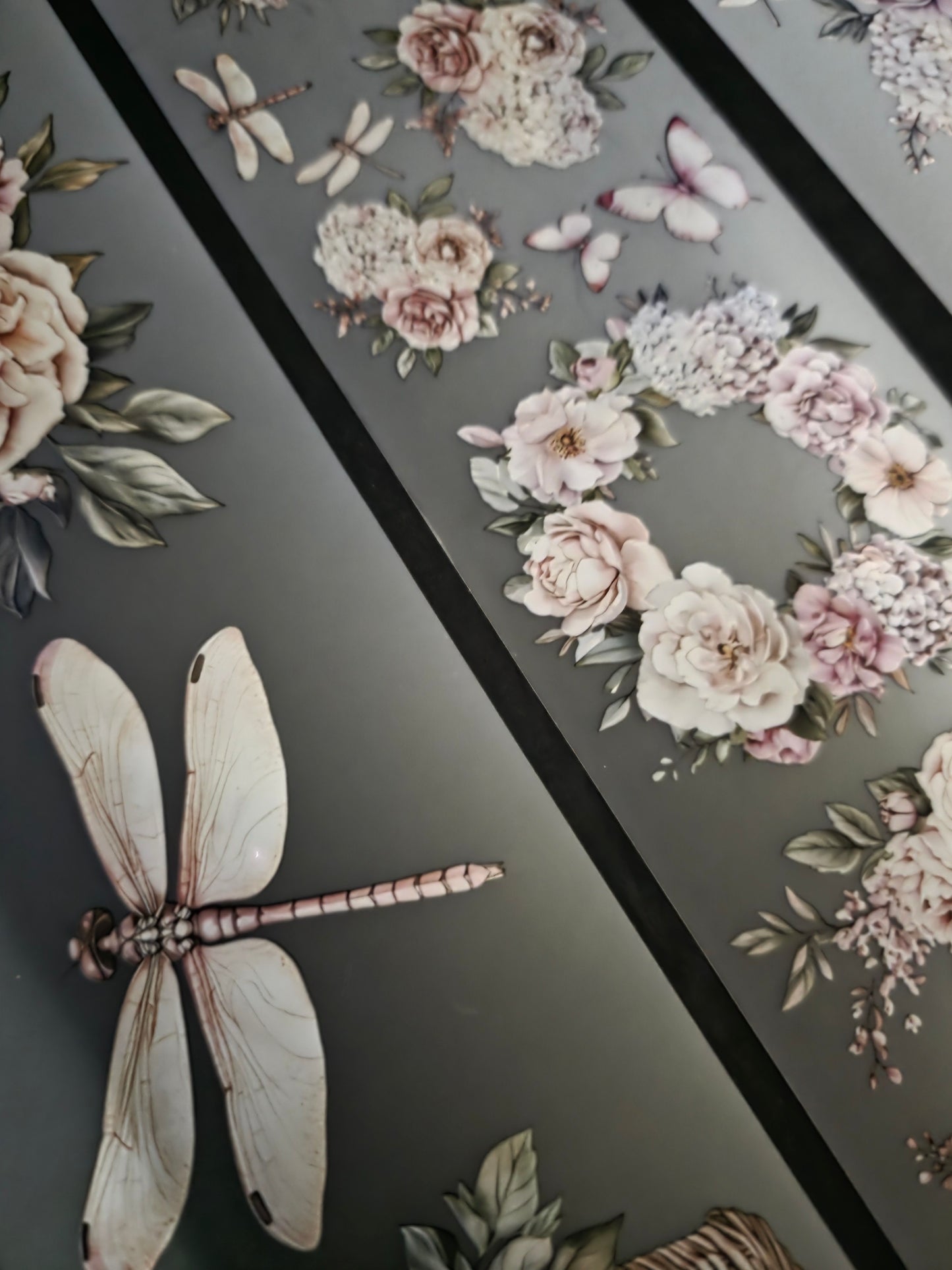 Dusty Pink Floral 7mm