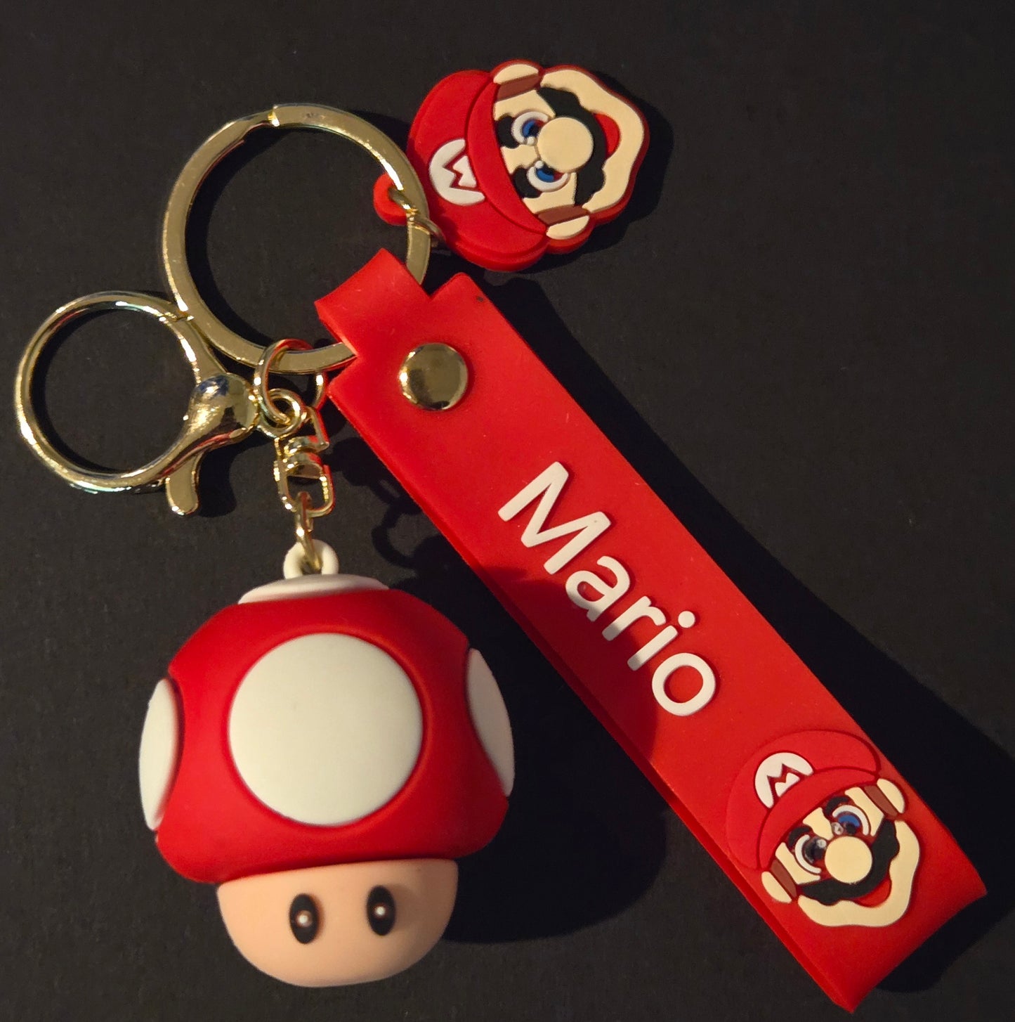Super Mario (mushroom) character key chain