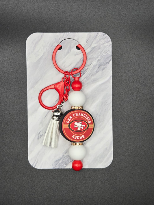 49ers keychain