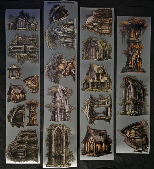 Elven Buildings 7mm