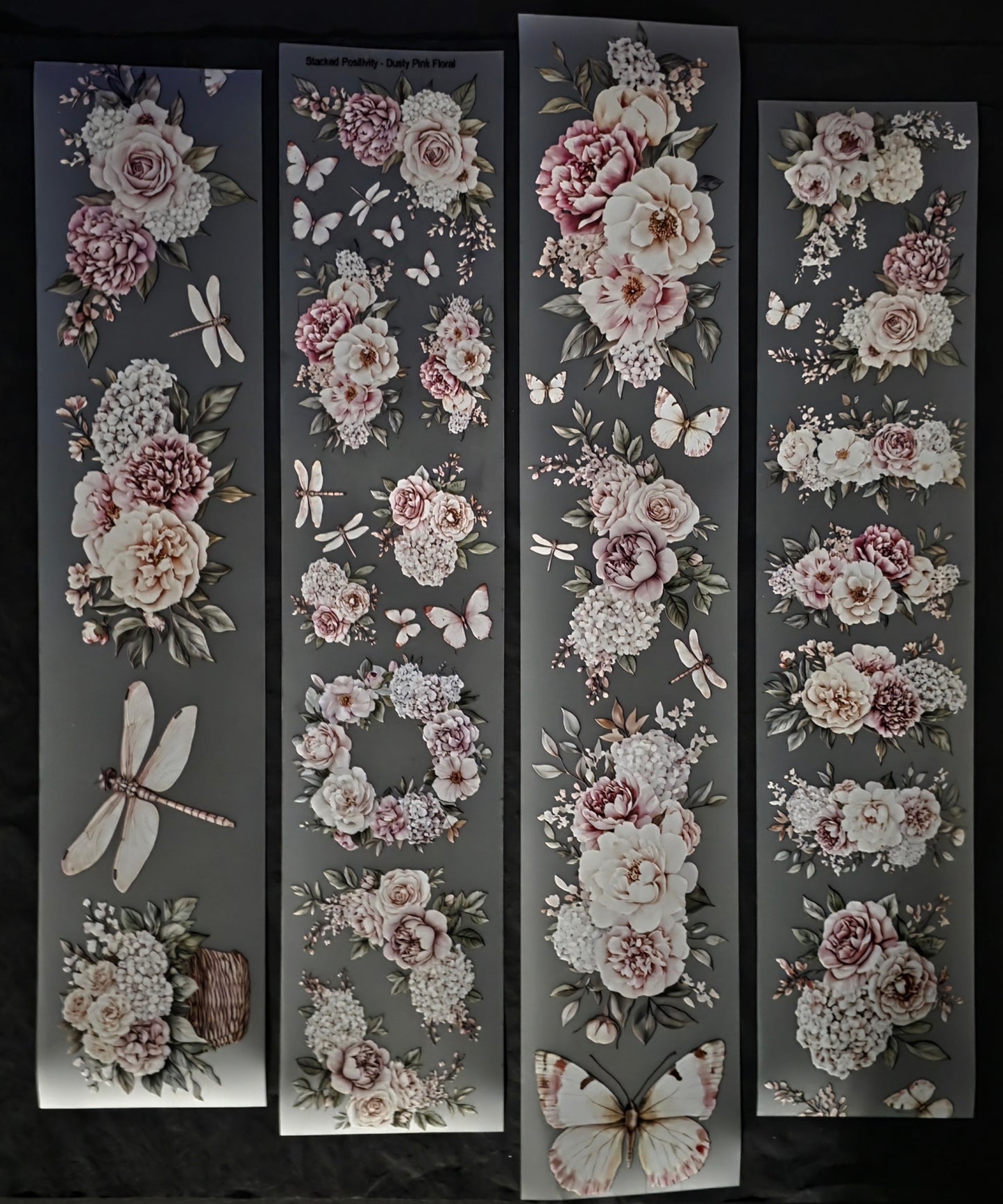 Dusty Pink Floral 7mm