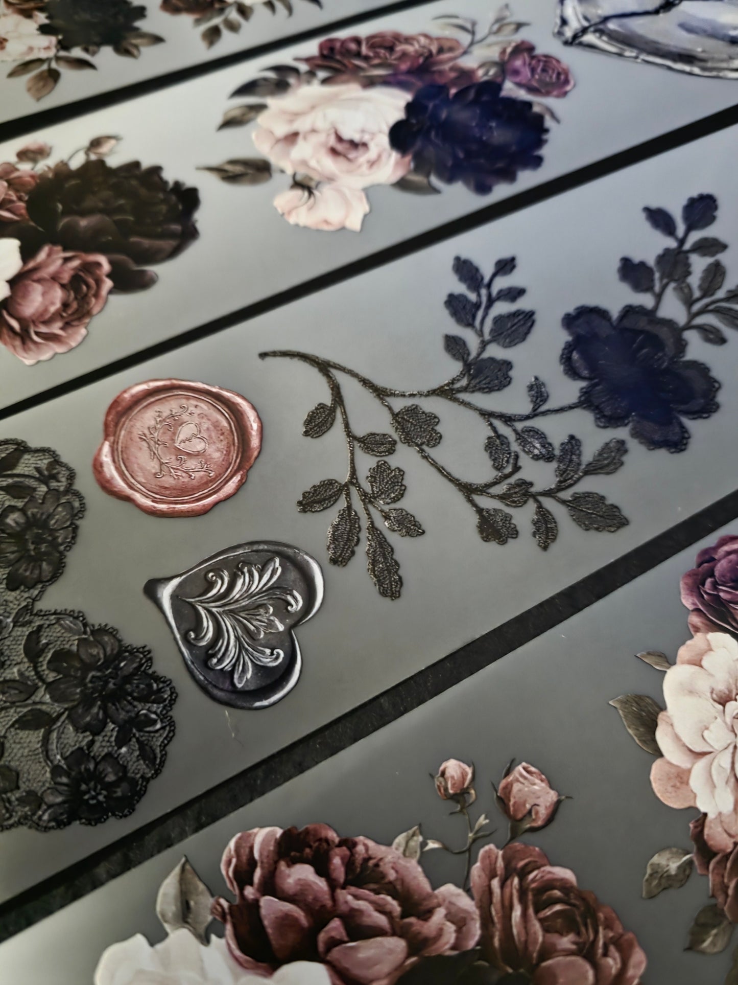 dark romance florals