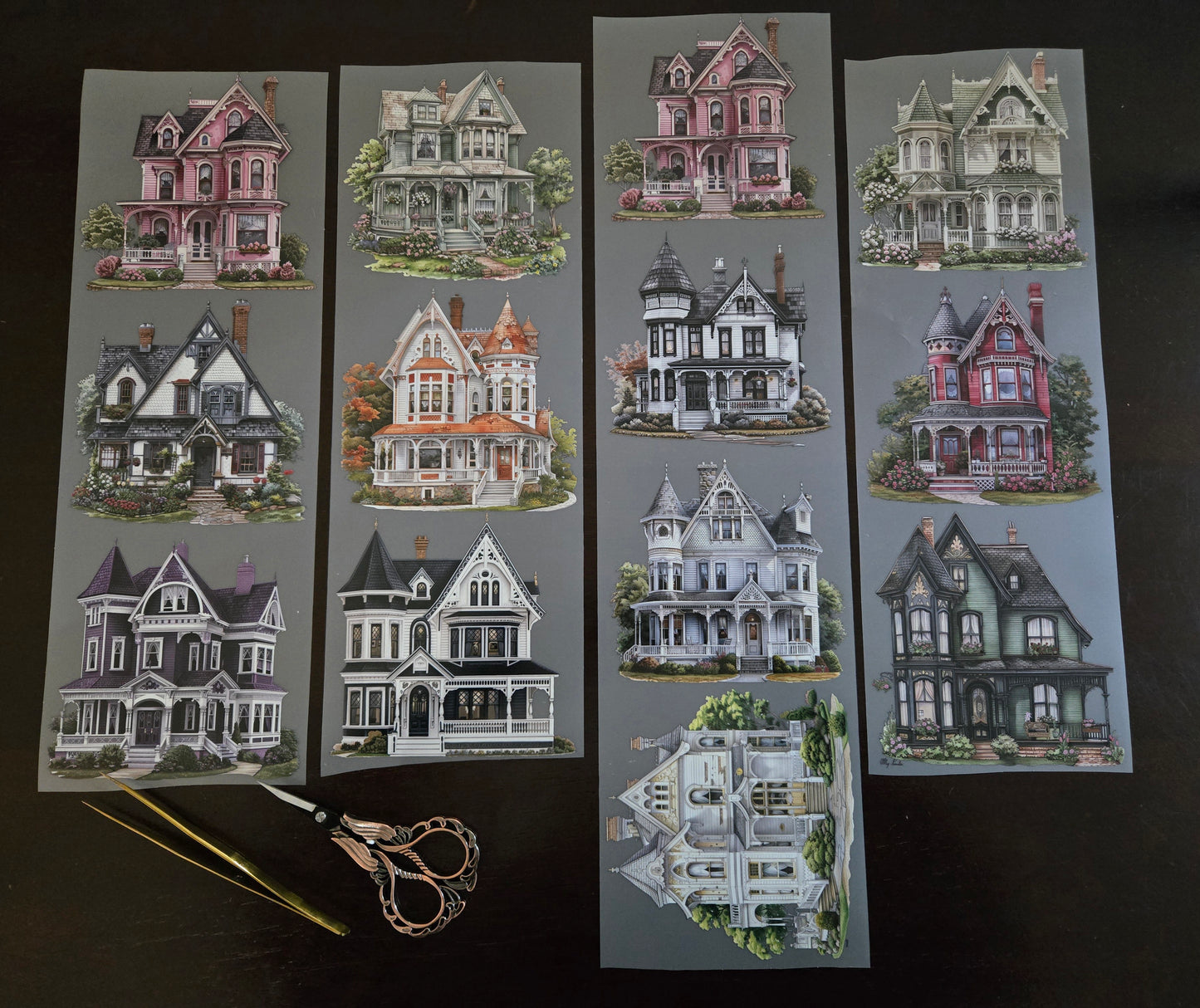 GIANT VICTORIAN HOMES - 12CM X 150CM - JANUARY LAUNCH