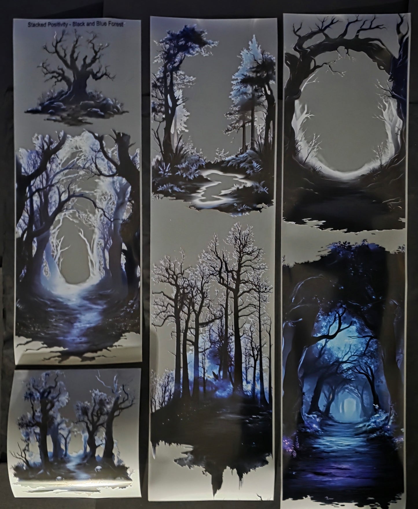 Giant Black & Blue Forest 12mm