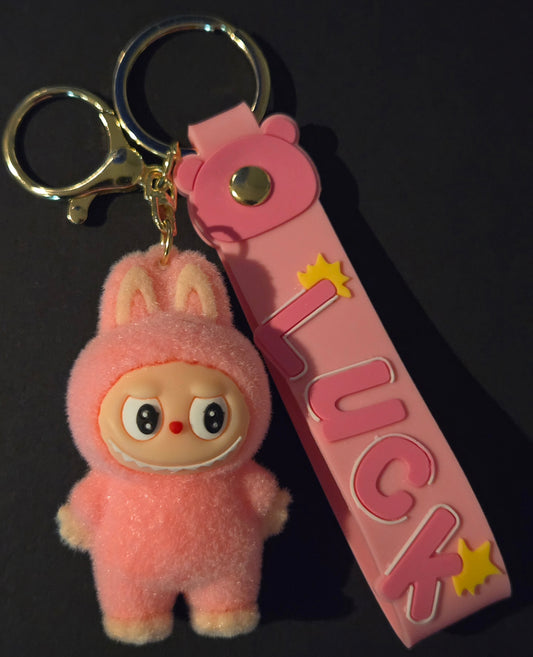 LaBuBu (Pink) character key chain