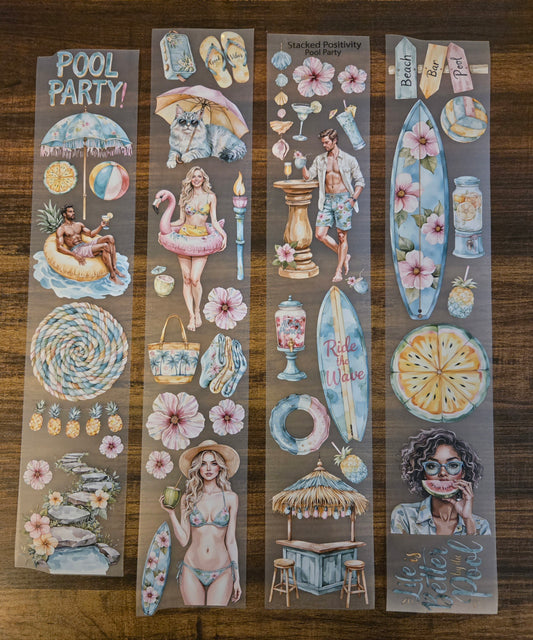 POOL PARTY - MAY LAUNCH - 7CM BY 150CM