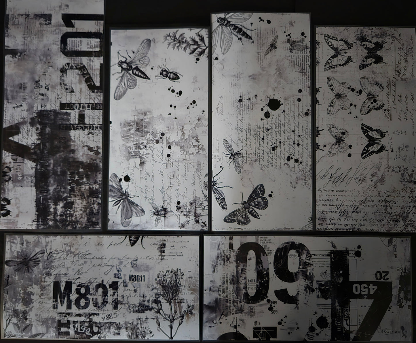 Giant Stamped Background 12cm