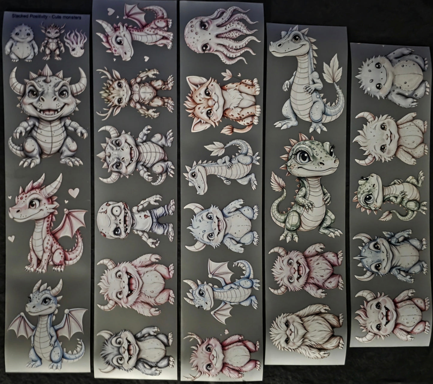 Cute Monsters 7mm