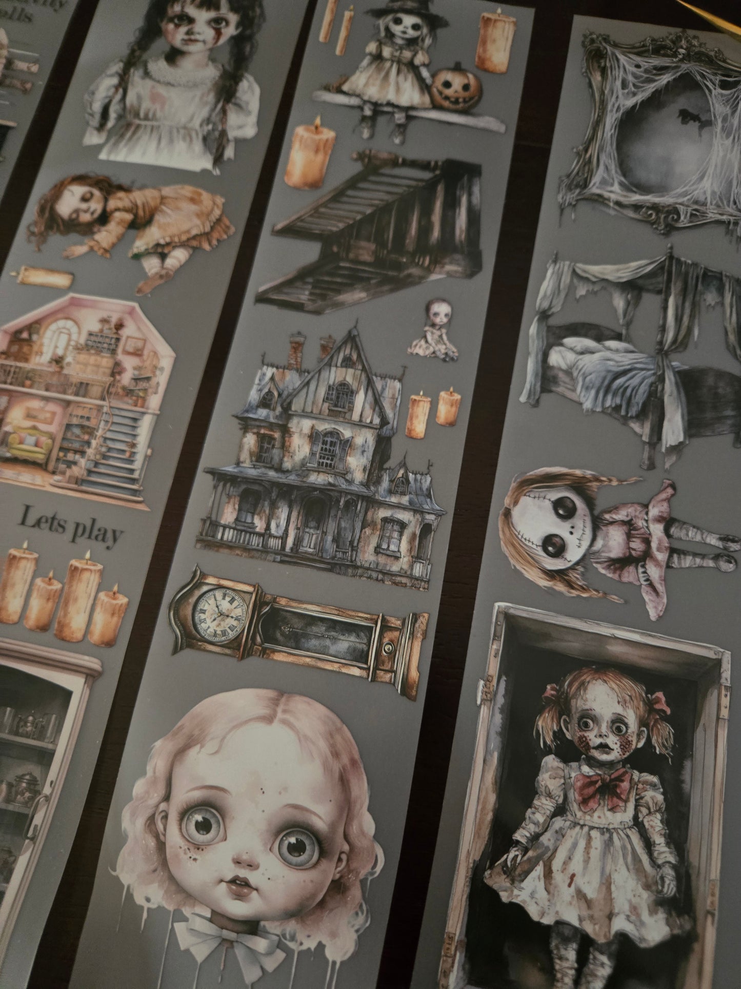 MARCH RELEASE - CREEPY DOLLS - 7CM X 150CM
