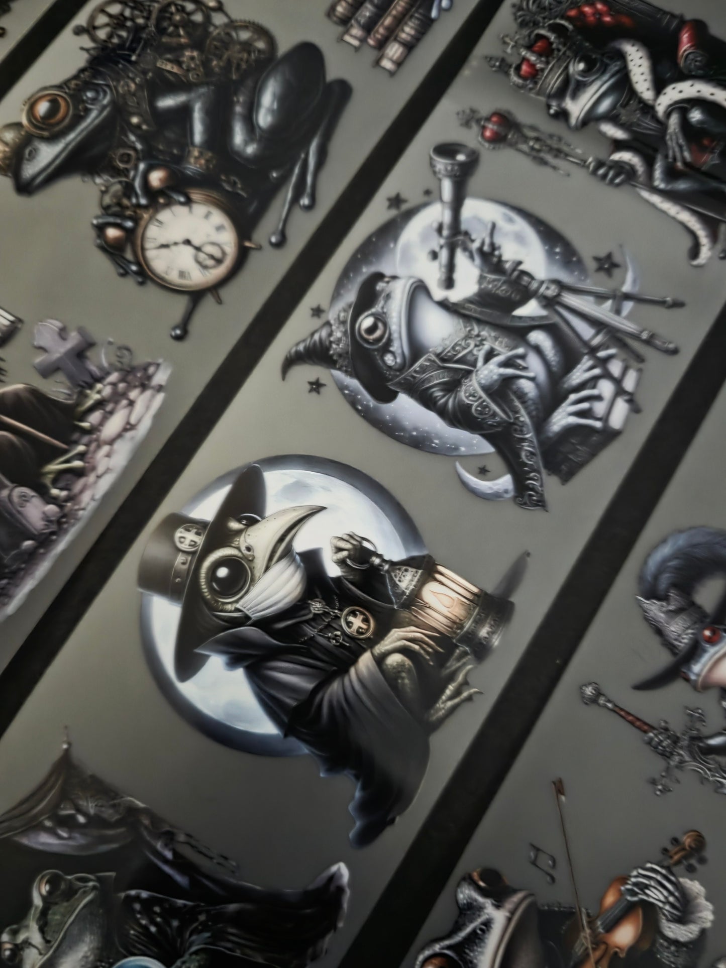 Gothic Frogs 7cm