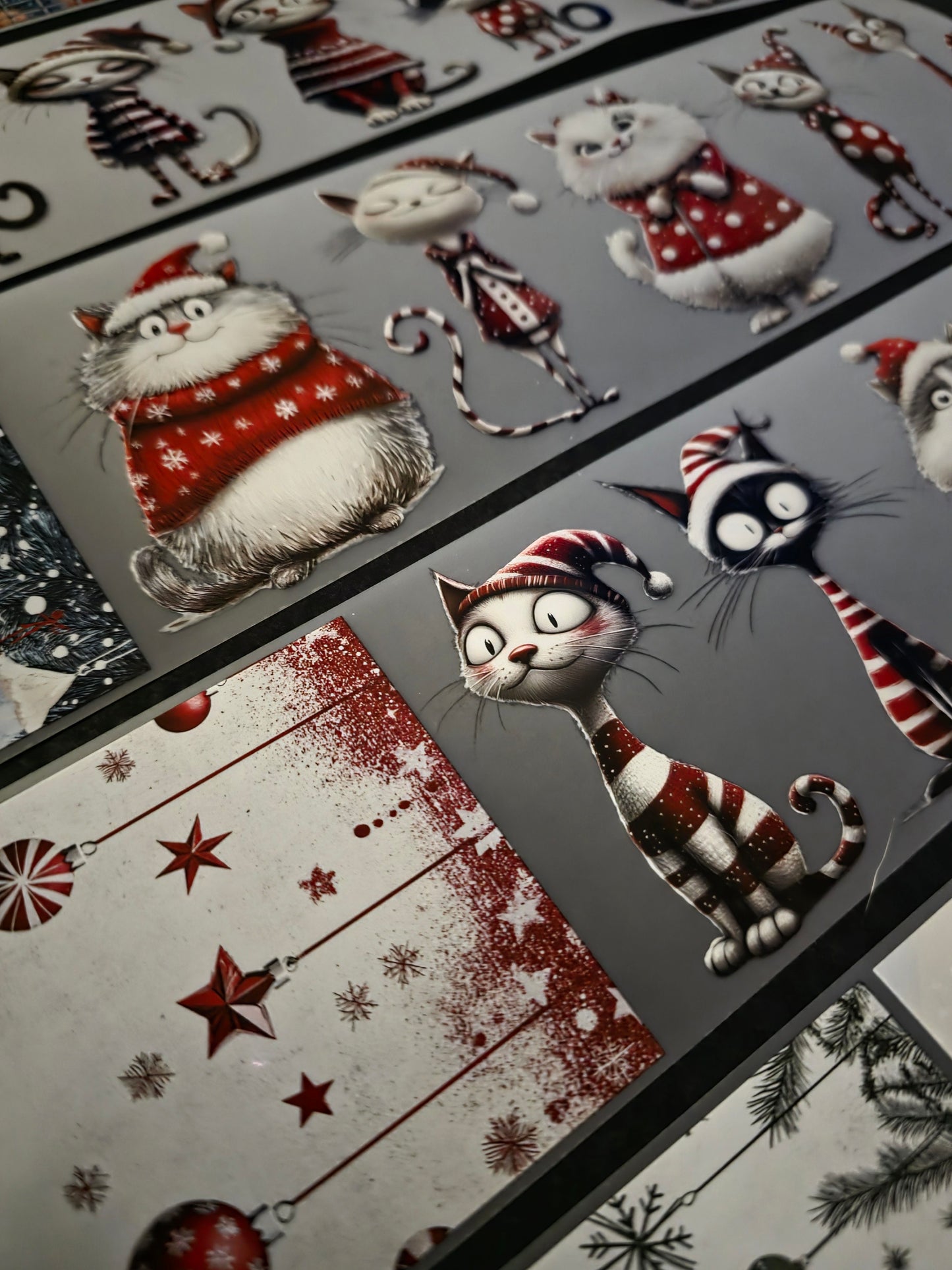 Christmas Cats 7mm