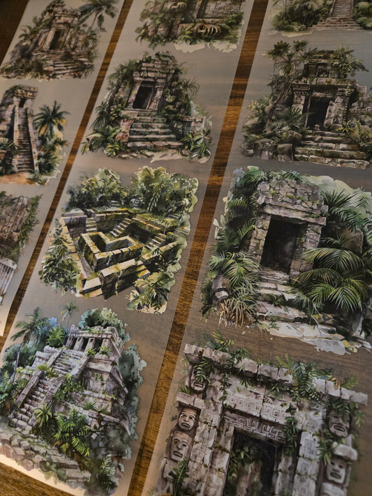JUNGLE TEMPLE - 12CM X 150CM - APRIL LAUNCH