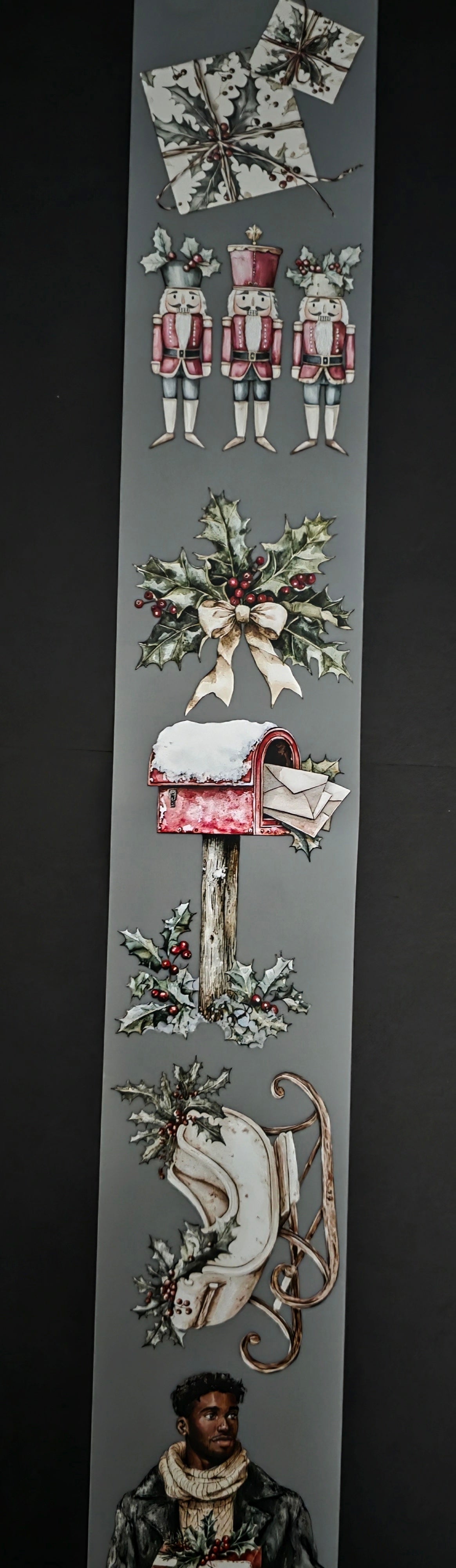 Holly Jolly Christmas 7cm