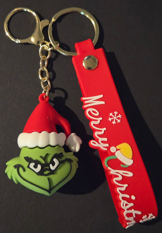Grinch character key chain