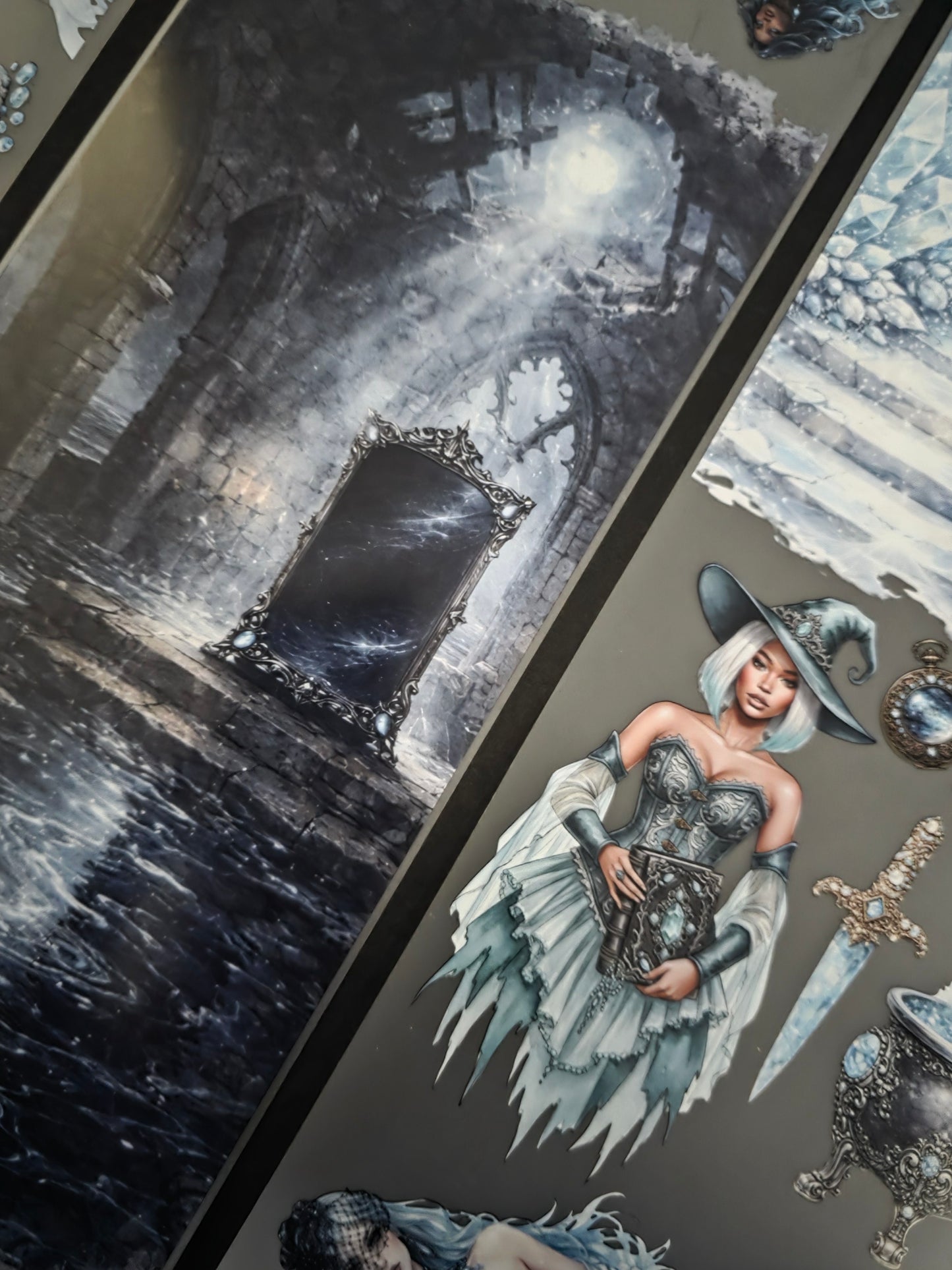 Giant Aquamarine Witch 12cm