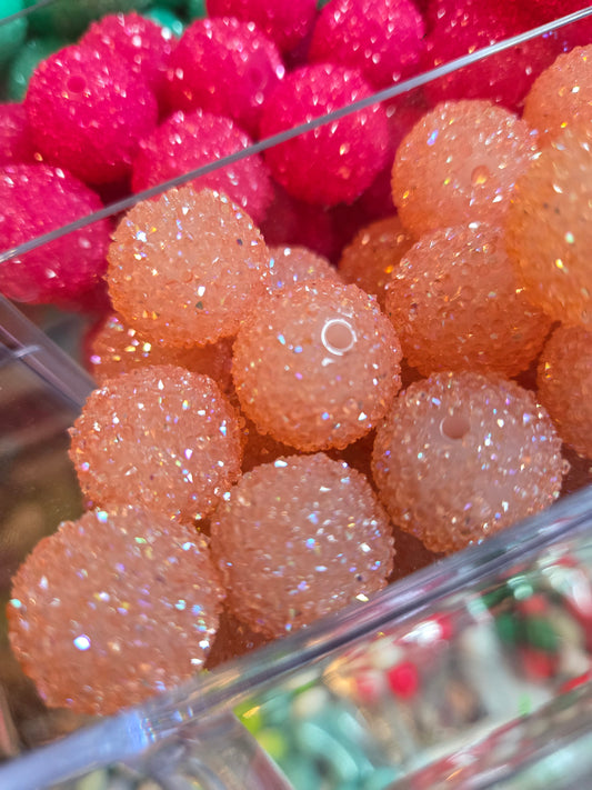 Light pink sugar bead 20mm