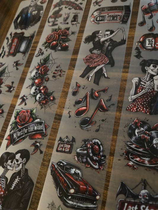 ROCKABILLY - 7CM X 150CM - MAY LAUNCH