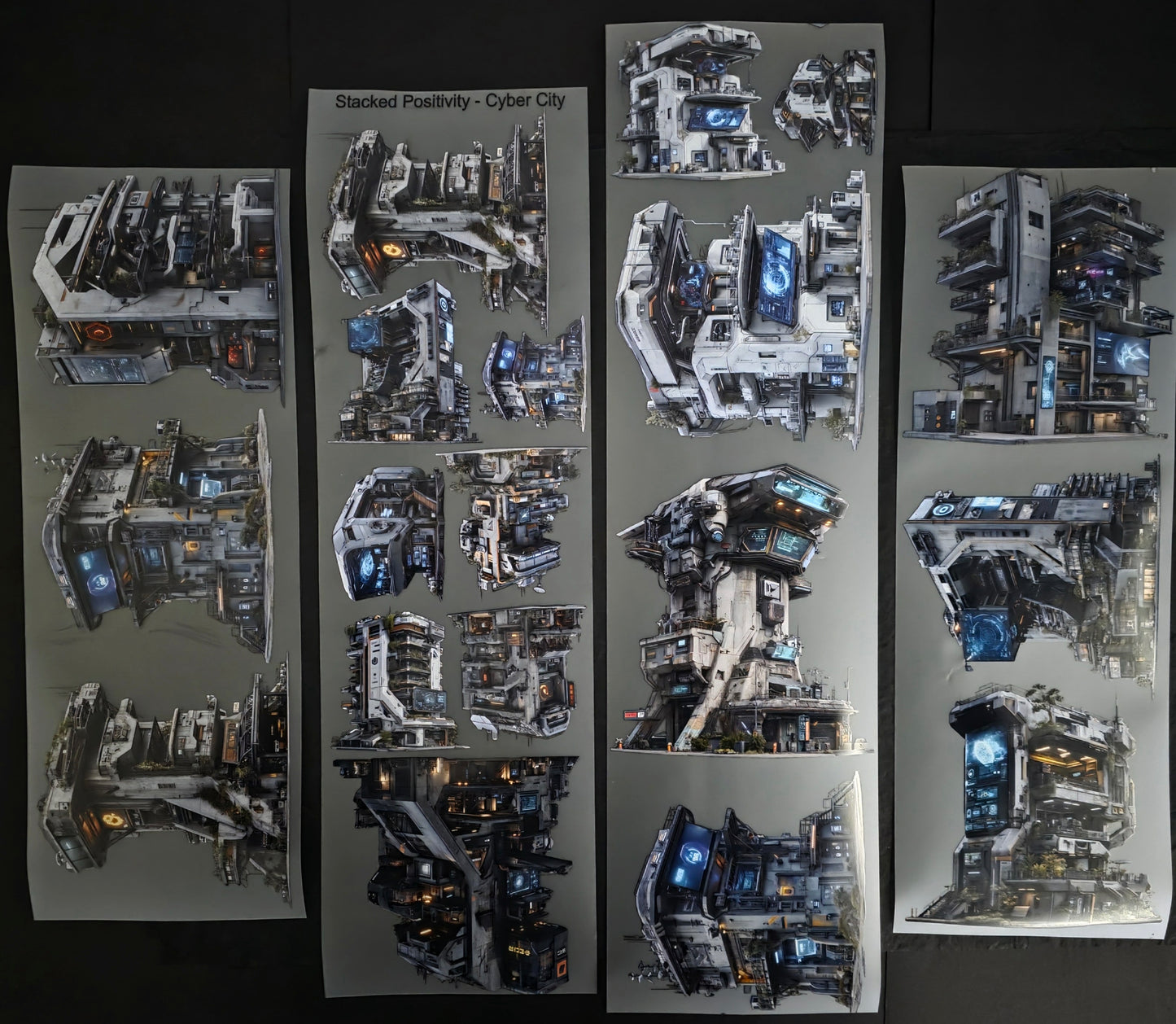 Giant Cyber City 12cm