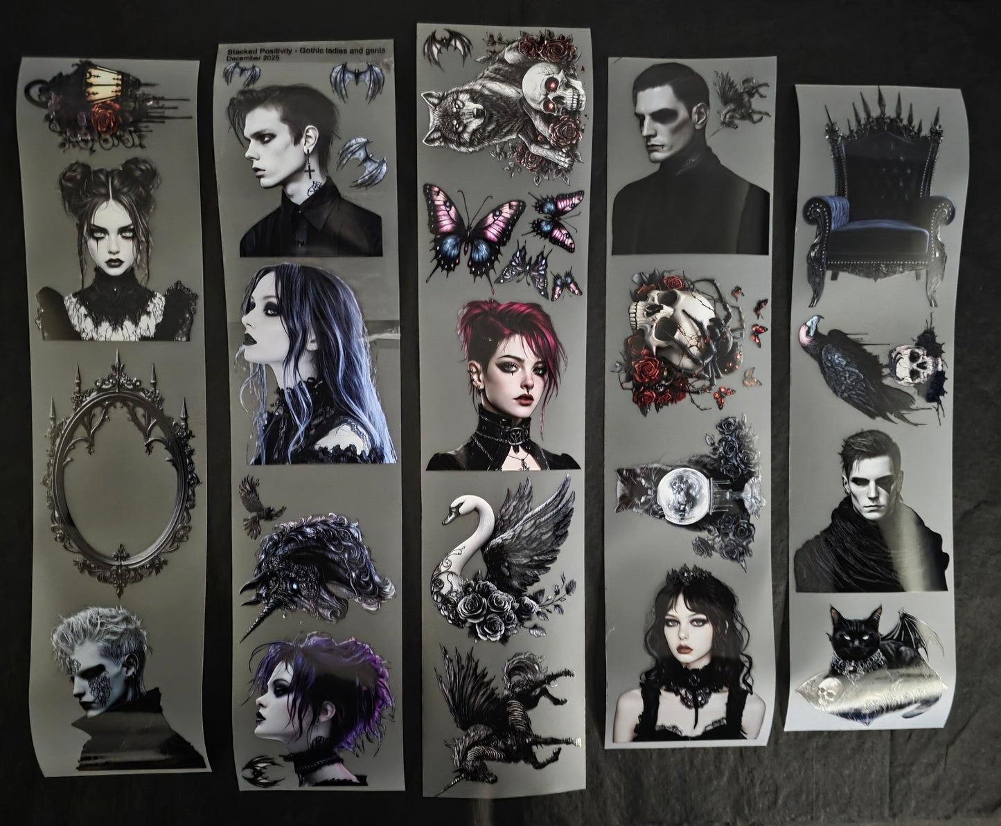 Gothic Ladies & Gents 7cm