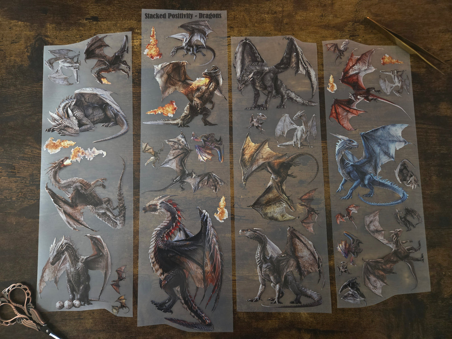 GIANT DRAGONS - 12CM X 150CM - APRIL LAUNCH