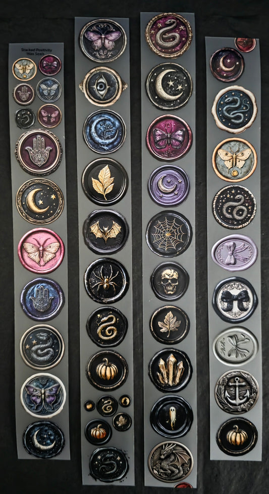 Mini Wax Seals ⚫️ 3cm