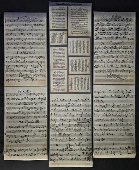 Giant Music Sheets 12mm