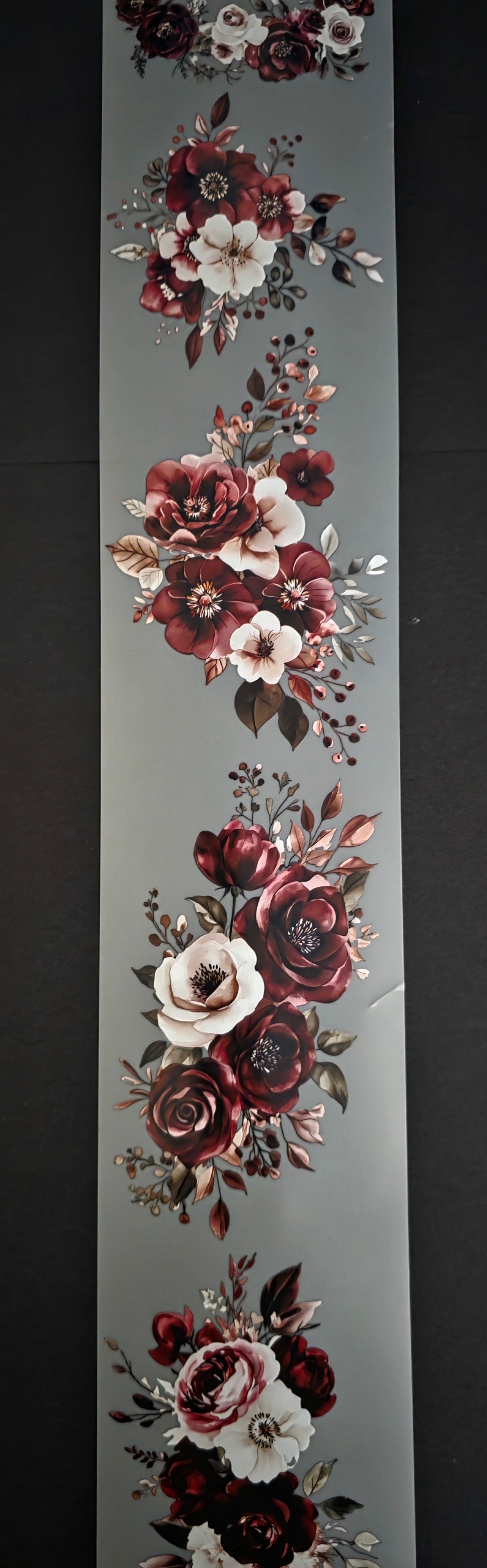 Burgundy Flowers 7cm
