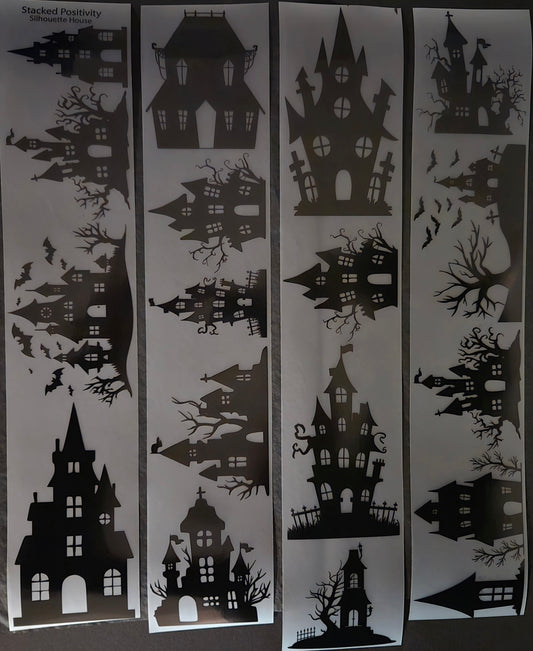 Silhouette Houses 7cm