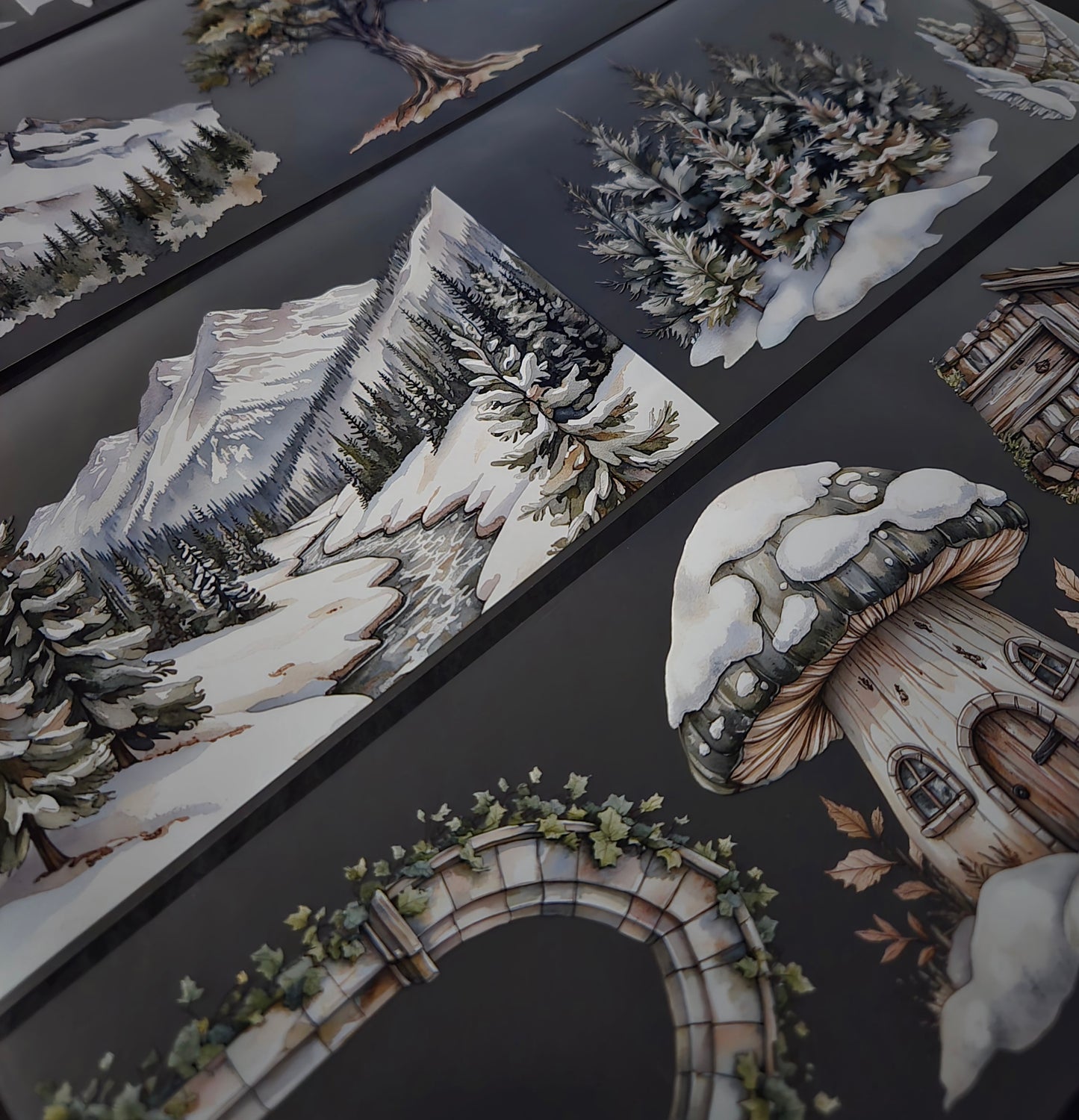 Giant Snowy Trails 12cm